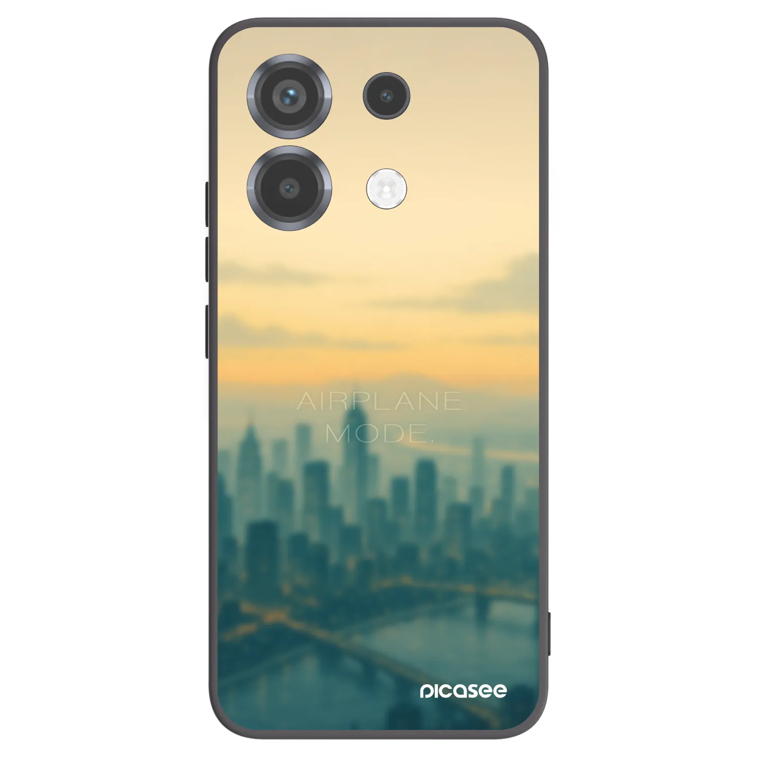 Picasee fekete szilikon tok az alábbi mobiltelefonokra Xiaomi Poco X6 - Airplane mode