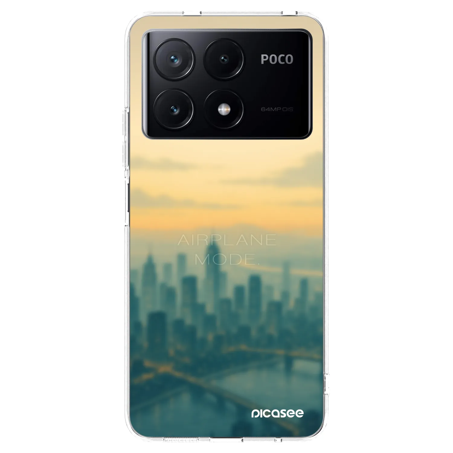 Picasee átlátszó szilikon tok az alábbi mobiltelefonokra Xiaomi Poco X6 Pro - Airplane mode