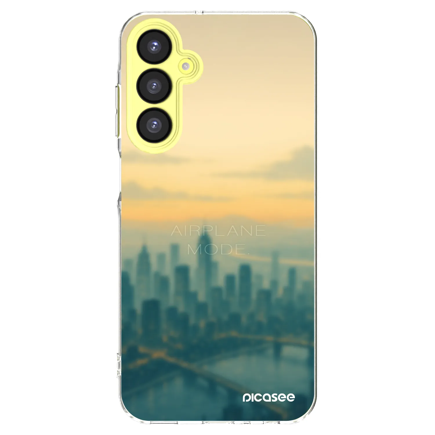 Picasee átlátszó szilikon tok az alábbi mobiltelefonokra Samsung Galaxy A25 A256B 5G - Airplane mode
