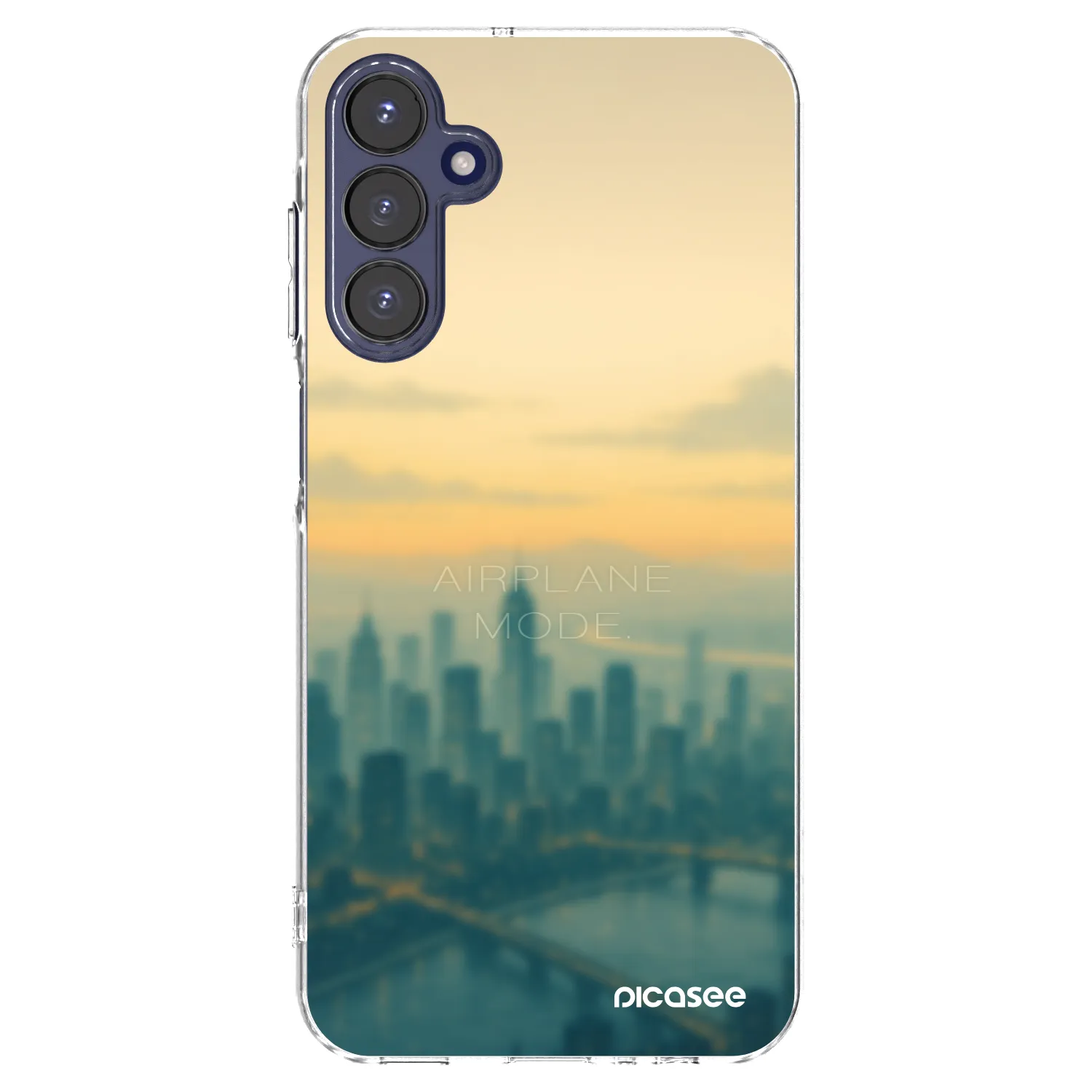 Picasee átlátszó szilikon tok az alábbi mobiltelefonokra Samsung Galaxy A15 A155F 4G - Airplane mode