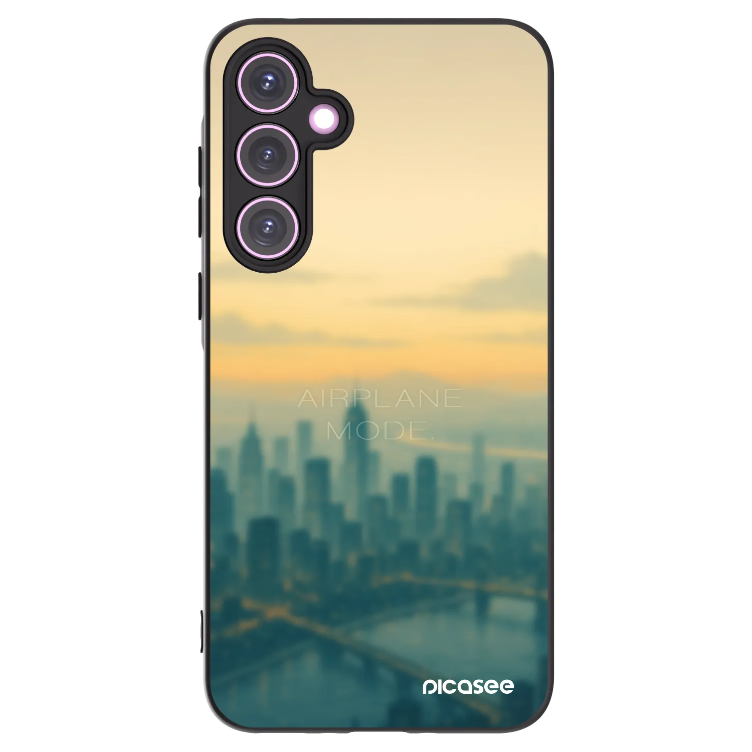 Picasee fekete szilikon tok az alábbi mobiltelefonokra Samsung Galaxy A35 5G A356B - Airplane mode