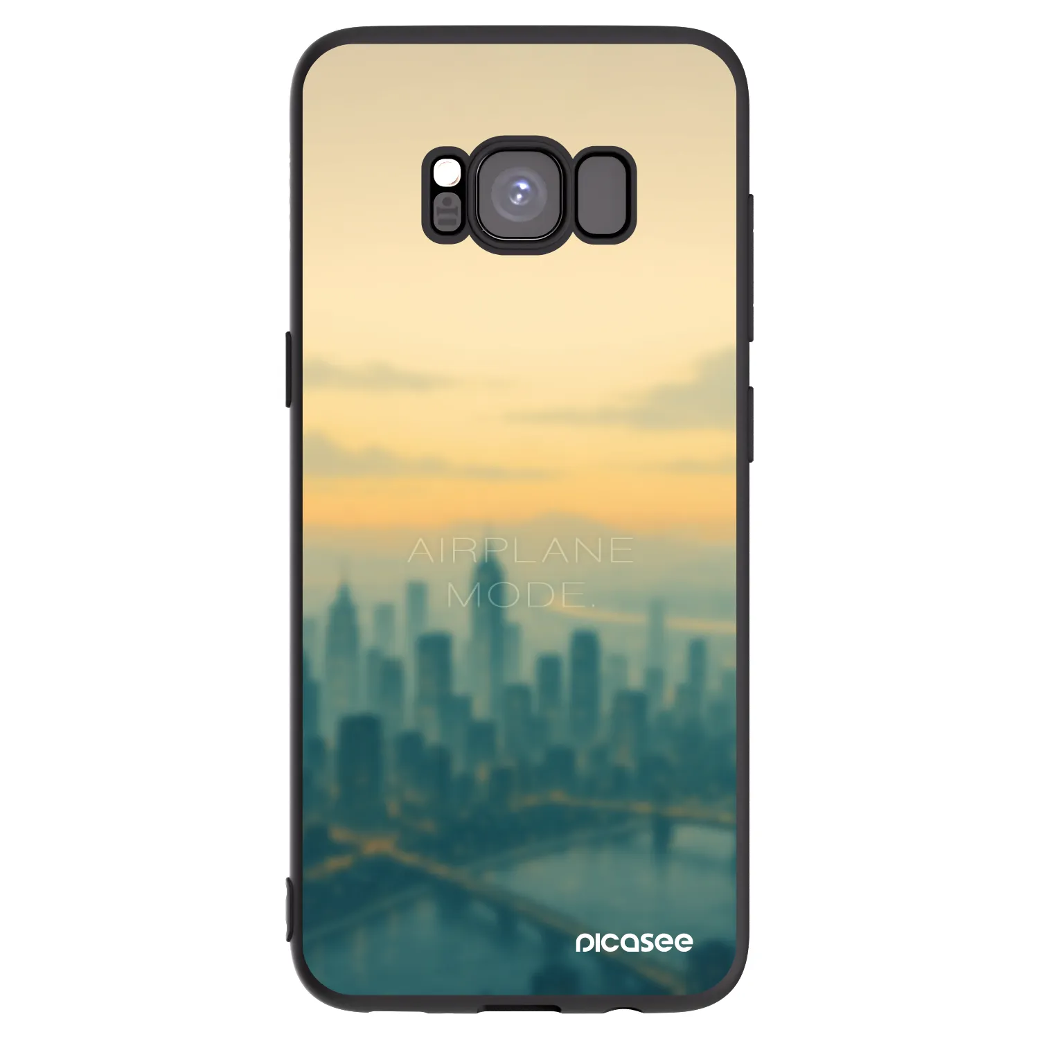 Picasee fekete szilikon tok az alábbi mobiltelefonokra Samsung Galaxy S8 G950F - Airplane mode