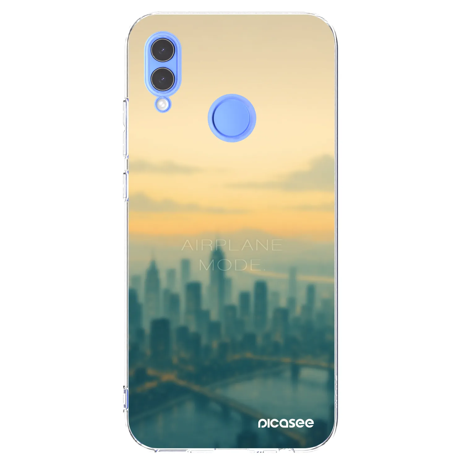 Picasee átlátszó szilikon tok az alábbi mobiltelefonokra Huawei P Smart 2019 - Airplane mode