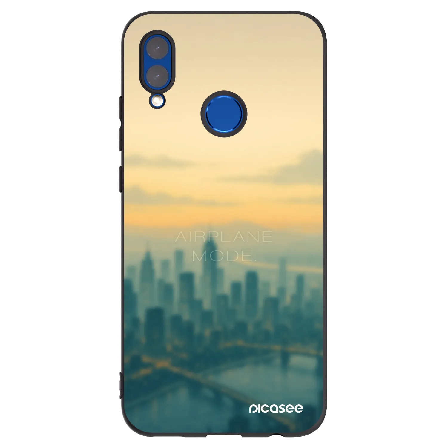 Picasee fekete szilikon tok az alábbi mobiltelefonokra Honor 10 Lite - Airplane mode