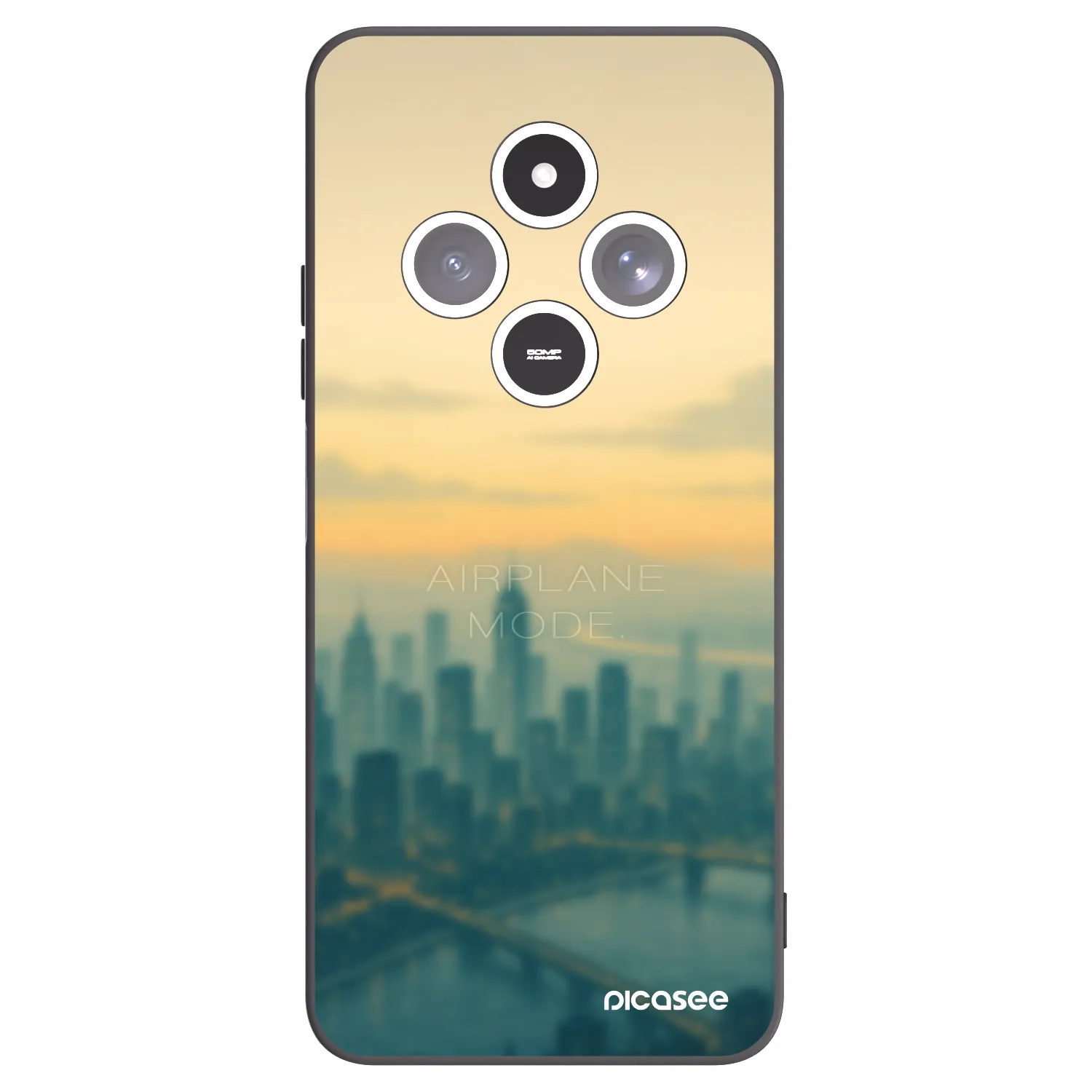 Picasee fekete szilikon tok az alábbi mobiltelefonokra Xiaomi Redmi 14C - Airplane mode