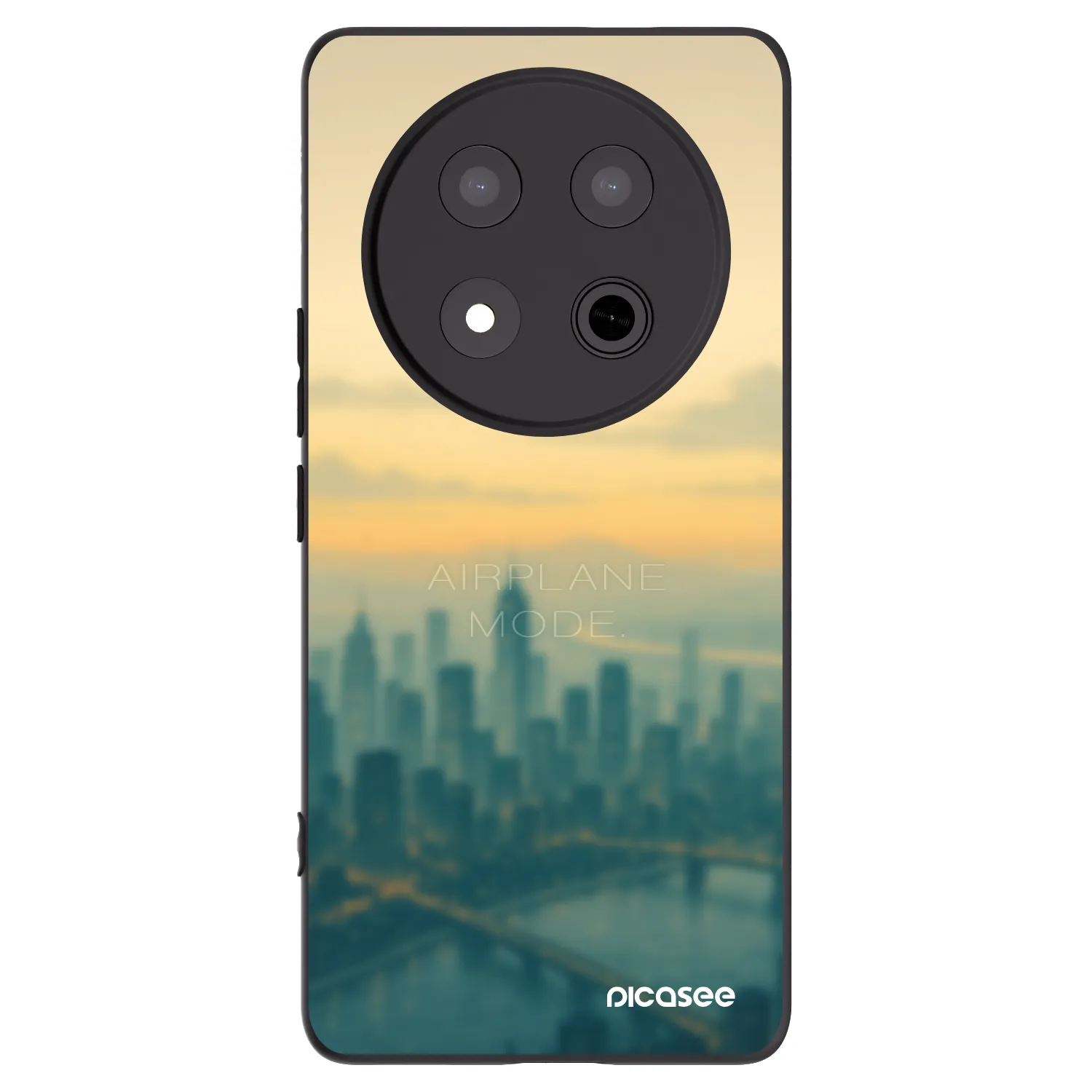 Picasee fekete szilikon tok az alábbi mobiltelefonokra Honor Magic7 Lite 5G - Airplane mode