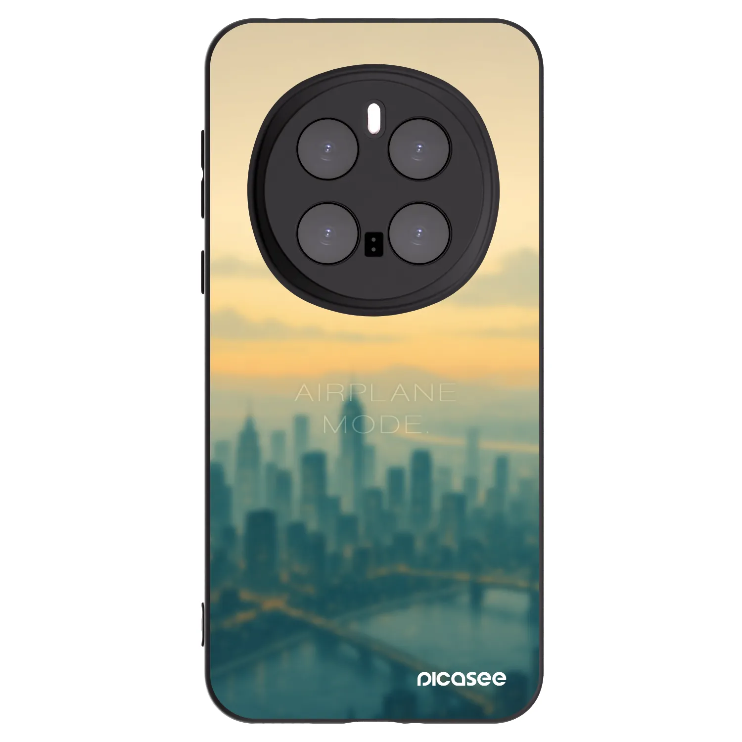 Picasee fekete szilikon tok az alábbi mobiltelefonokra Honor Magic7 Pro 5G - Airplane mode