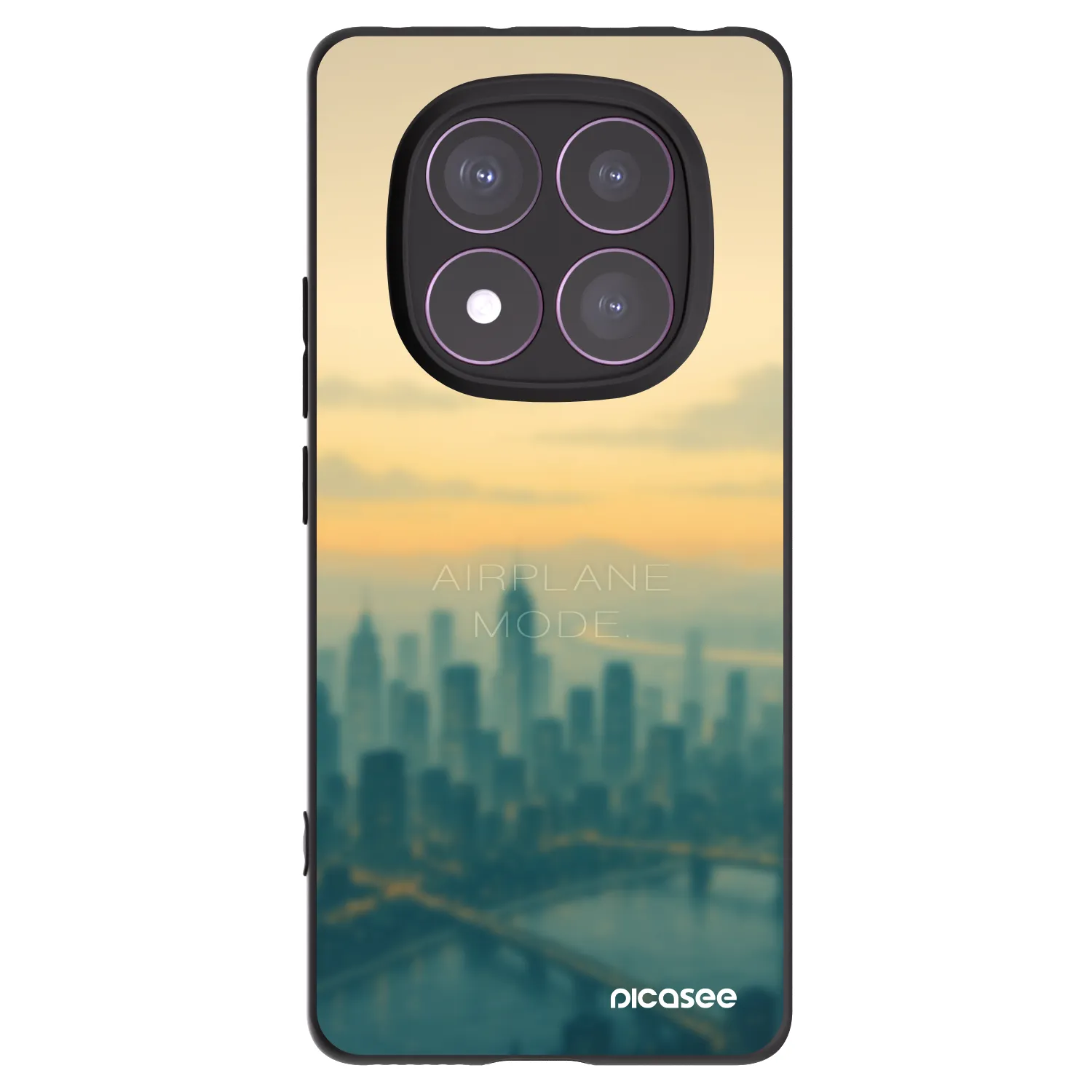 Picasee fekete szilikon tok az alábbi mobiltelefonokra Xiaomi Redmi Note 14 Pro 4G - Airplane mode