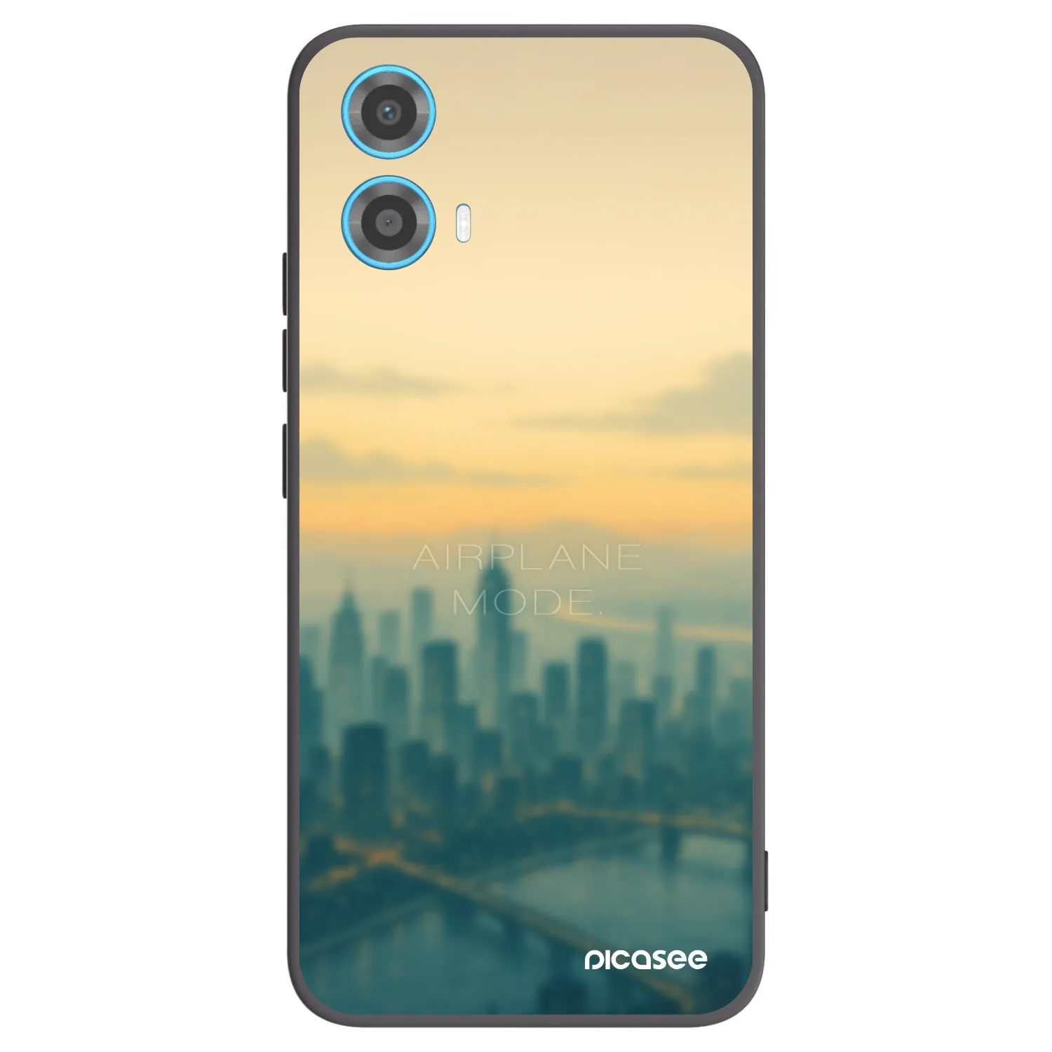 Picasee fekete szilikon tok az alábbi mobiltelefonokra Motorola Moto G34 5G - Airplane mode
