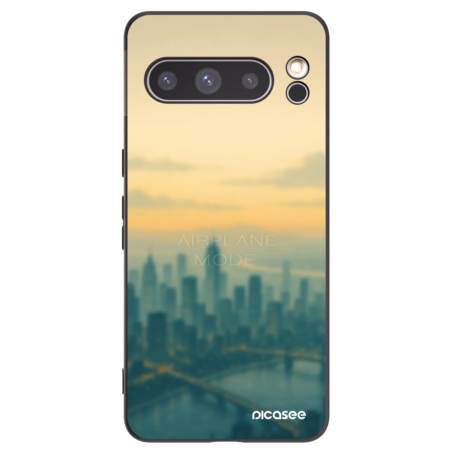 Picasee fekete szilikon tok az alábbi mobiltelefonokra Google Pixel 8 Pro - Airplane mode