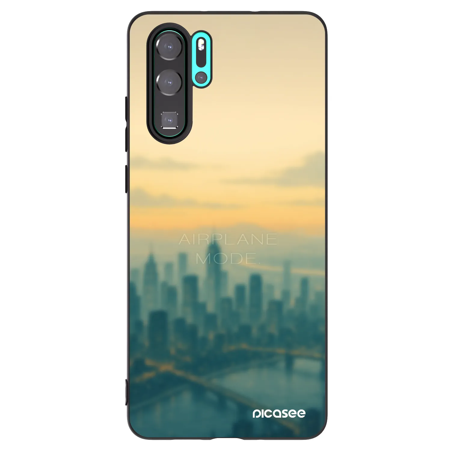 Picasee fekete szilikon tok az alábbi mobiltelefonokra Huawei P30 Pro - Airplane mode