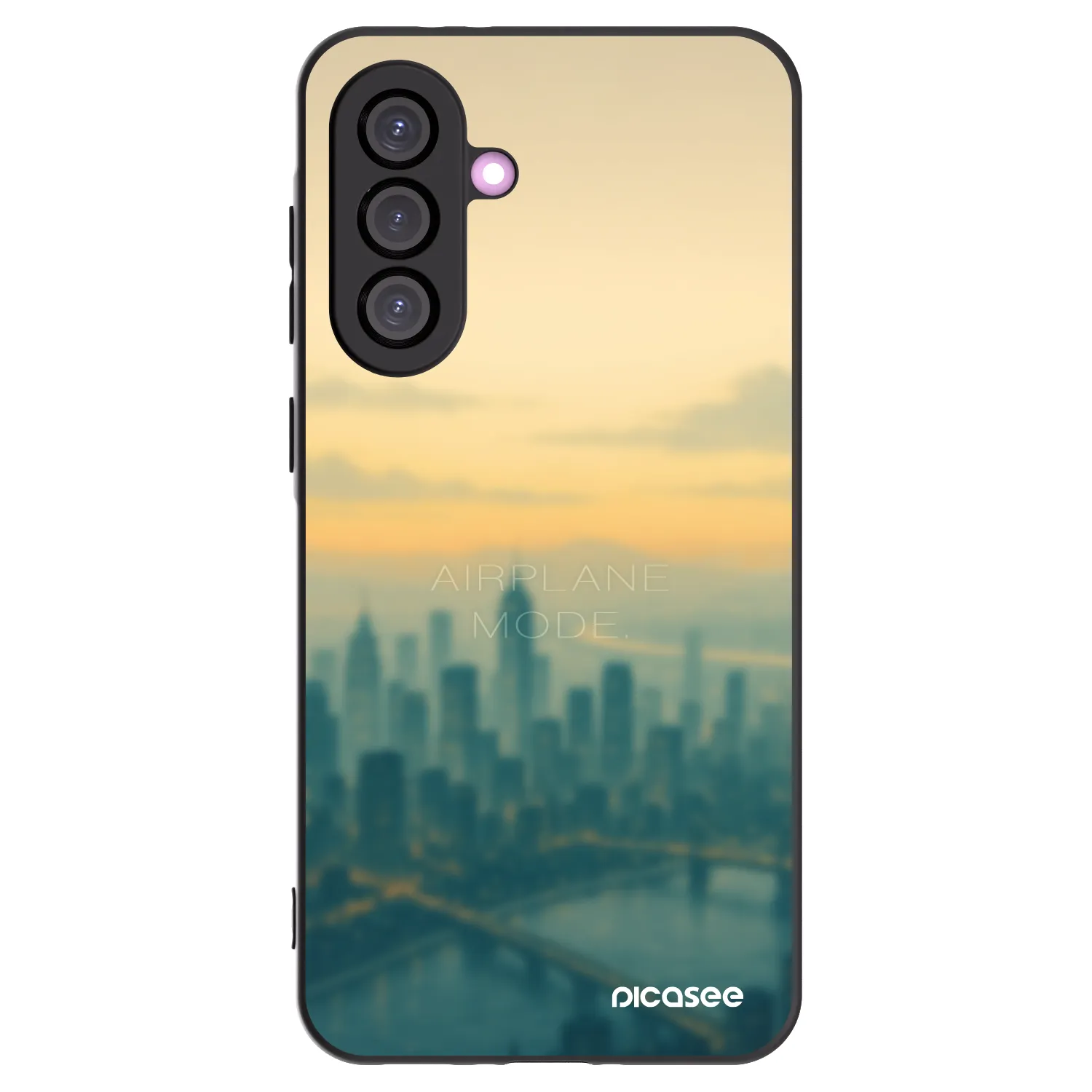 Picasee fekete szilikon tok az alábbi mobiltelefonokra Samsung Galaxy A36 5G - Airplane mode