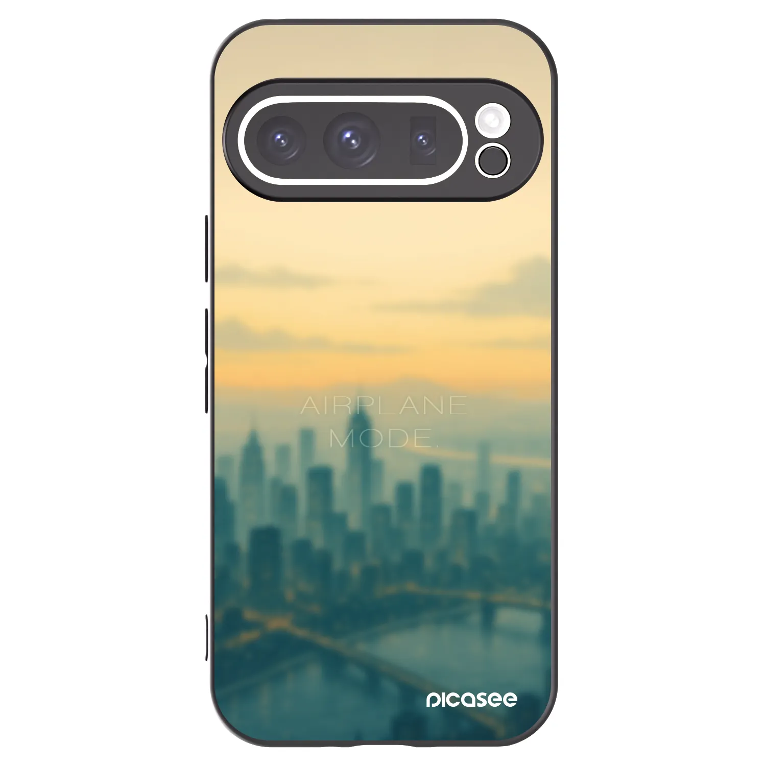 Picasee fekete szilikon tok az alábbi mobiltelefonokra Google Pixel 9 Pro - Airplane mode