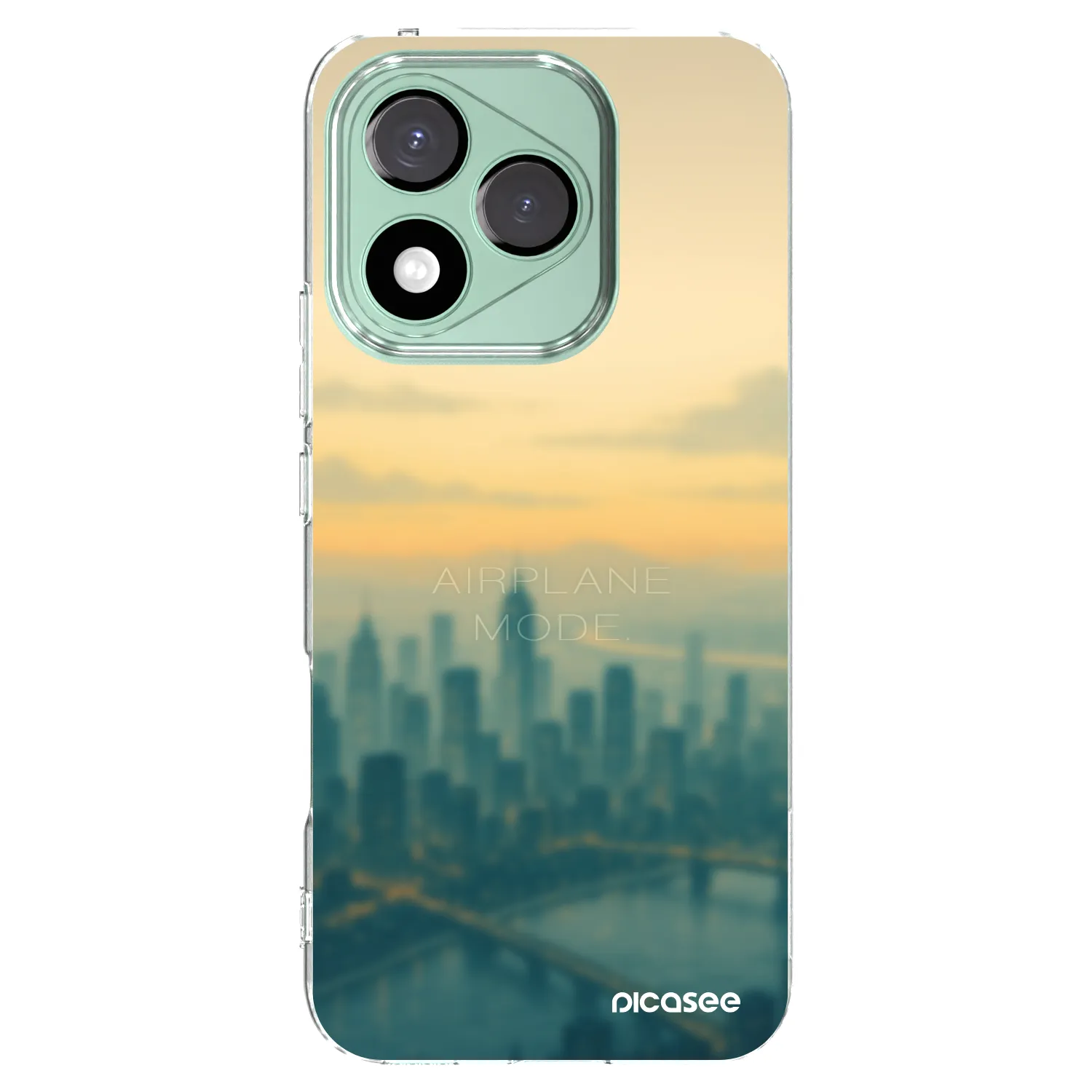 Picasee átlátszó szilikon tok az alábbi mobiltelefonokra Honor 400 Lite 5G - Airplane mode