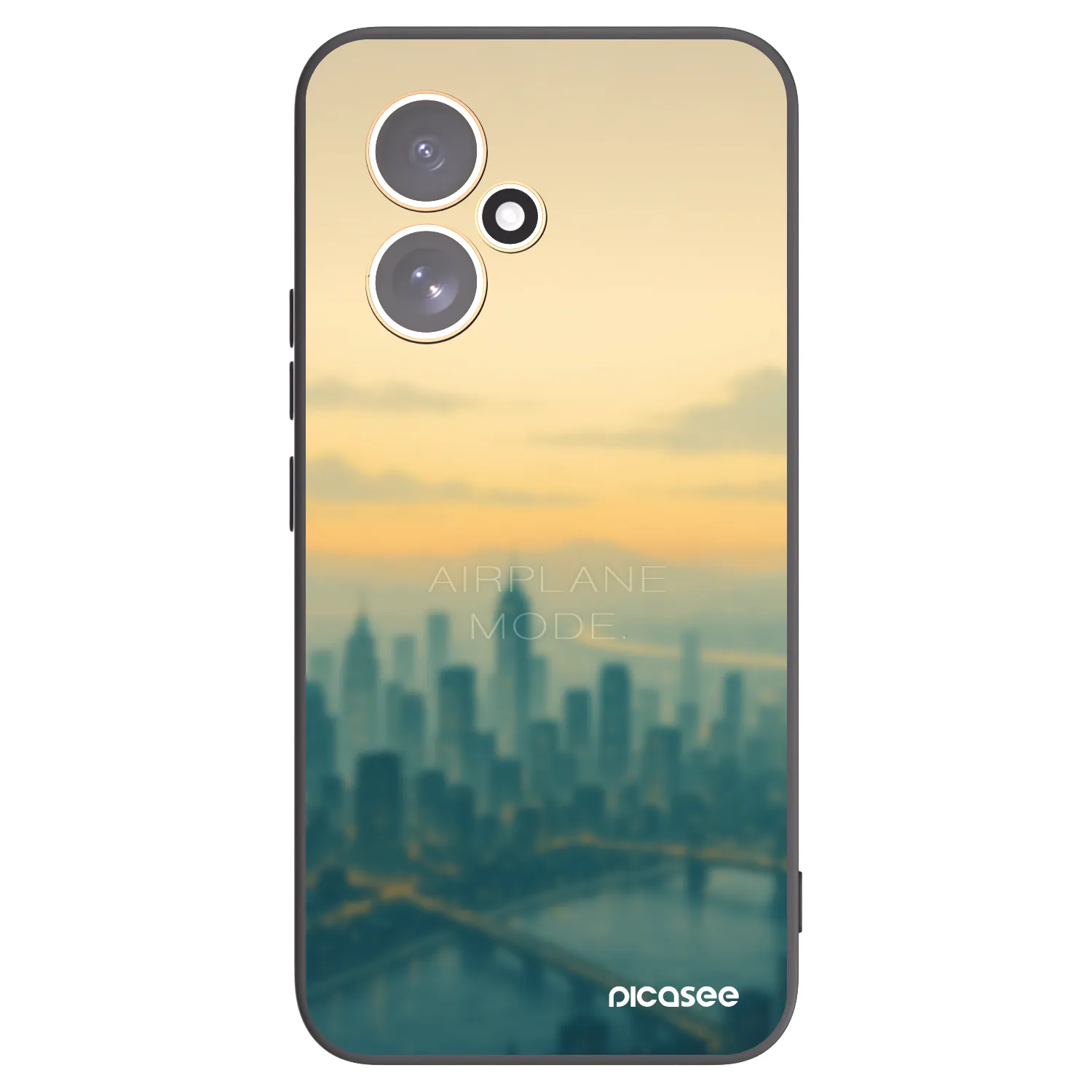 Picasee fekete szilikon tok az alábbi mobiltelefonokra Honor 400 5G - Airplane mode