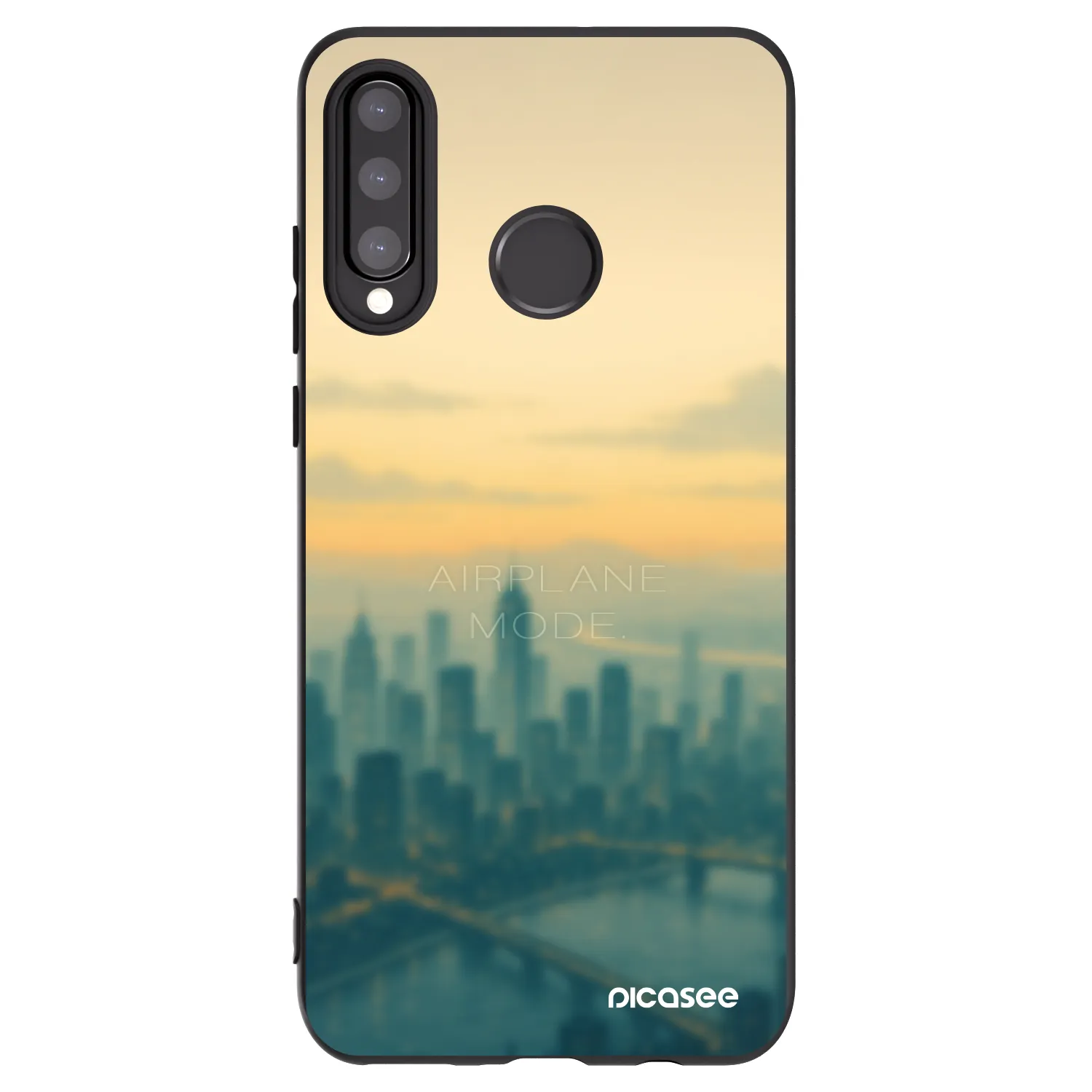 Picasee fekete szilikon tok az alábbi mobiltelefonokra Huawei P30 Lite - Airplane mode