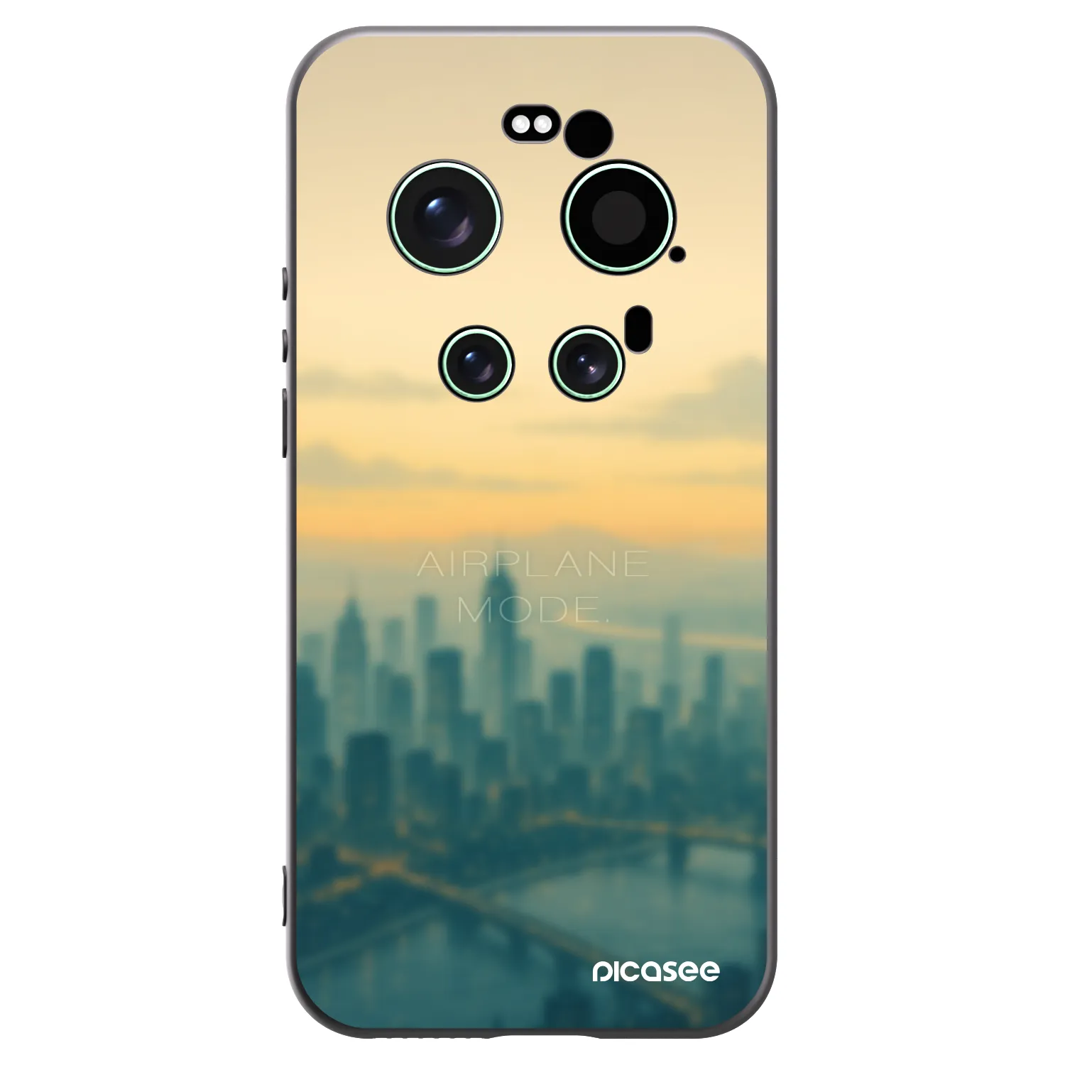 Picasee fekete szilikon tok az alábbi mobiltelefonokra Xiaomi 17 Ultra - Airplane mode