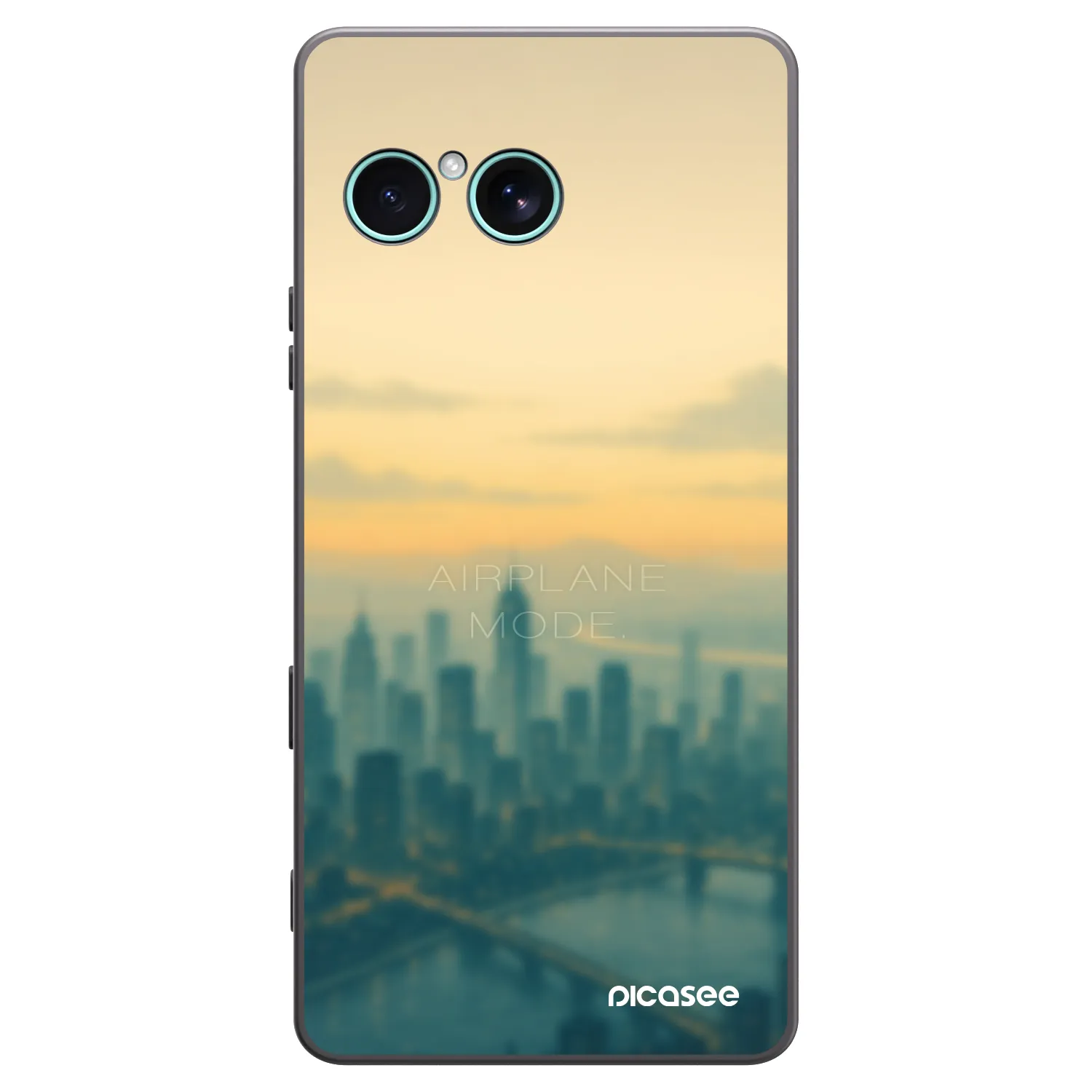 Picasee fekete szilikon tok az alábbi mobiltelefonokra Sony Xperia 10 VII - Airplane mode