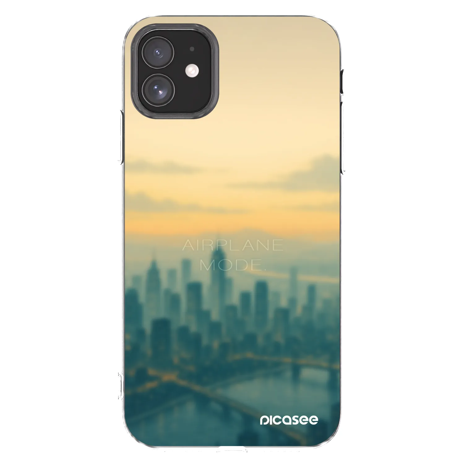 Picasee átlátszó szilikon tok az alábbi mobiltelefonokra Apple iPhone 11 - Airplane mode