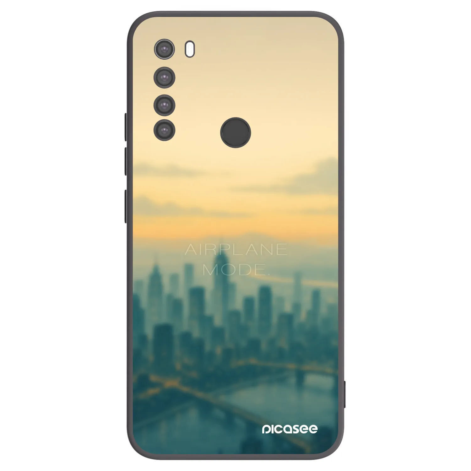 Picasee fekete szilikon tok az alábbi mobiltelefonokra Xiaomi Redmi Note 8 - Airplane mode