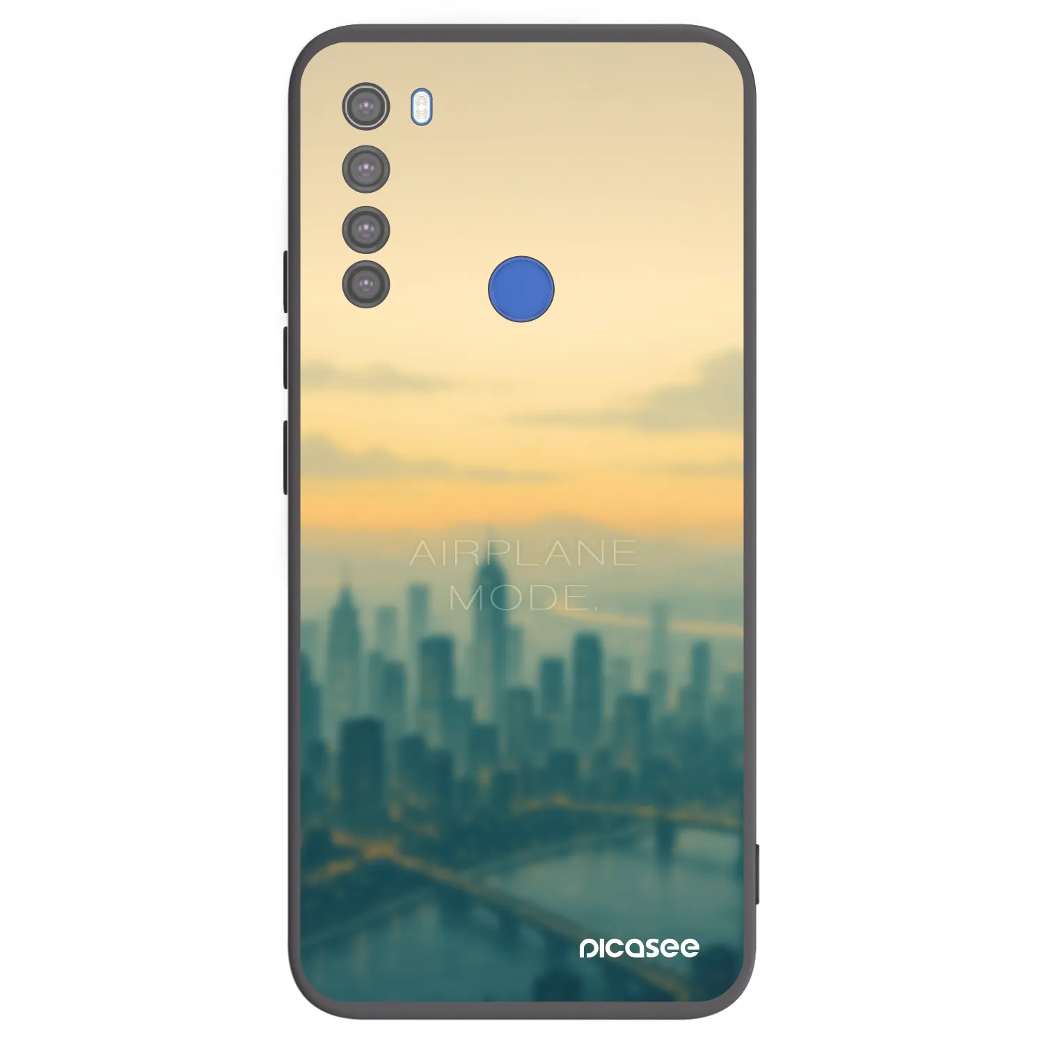 Picasee fekete szilikon tok az alábbi mobiltelefonokra Xiaomi Redmi Note 8T - Airplane mode