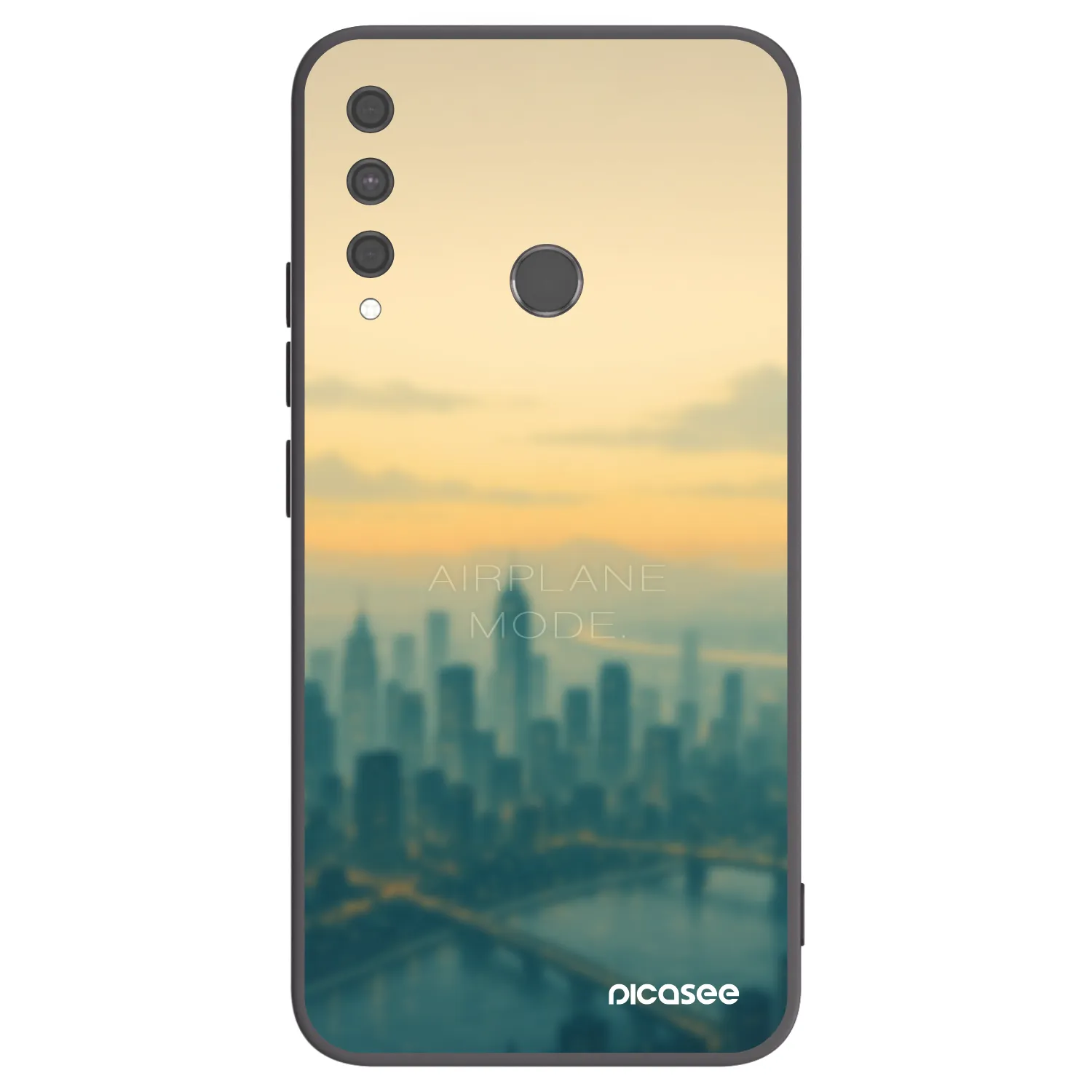 Picasee fekete szilikon tok az alábbi mobiltelefonokra Huawei P40 Lite E - Airplane mode
