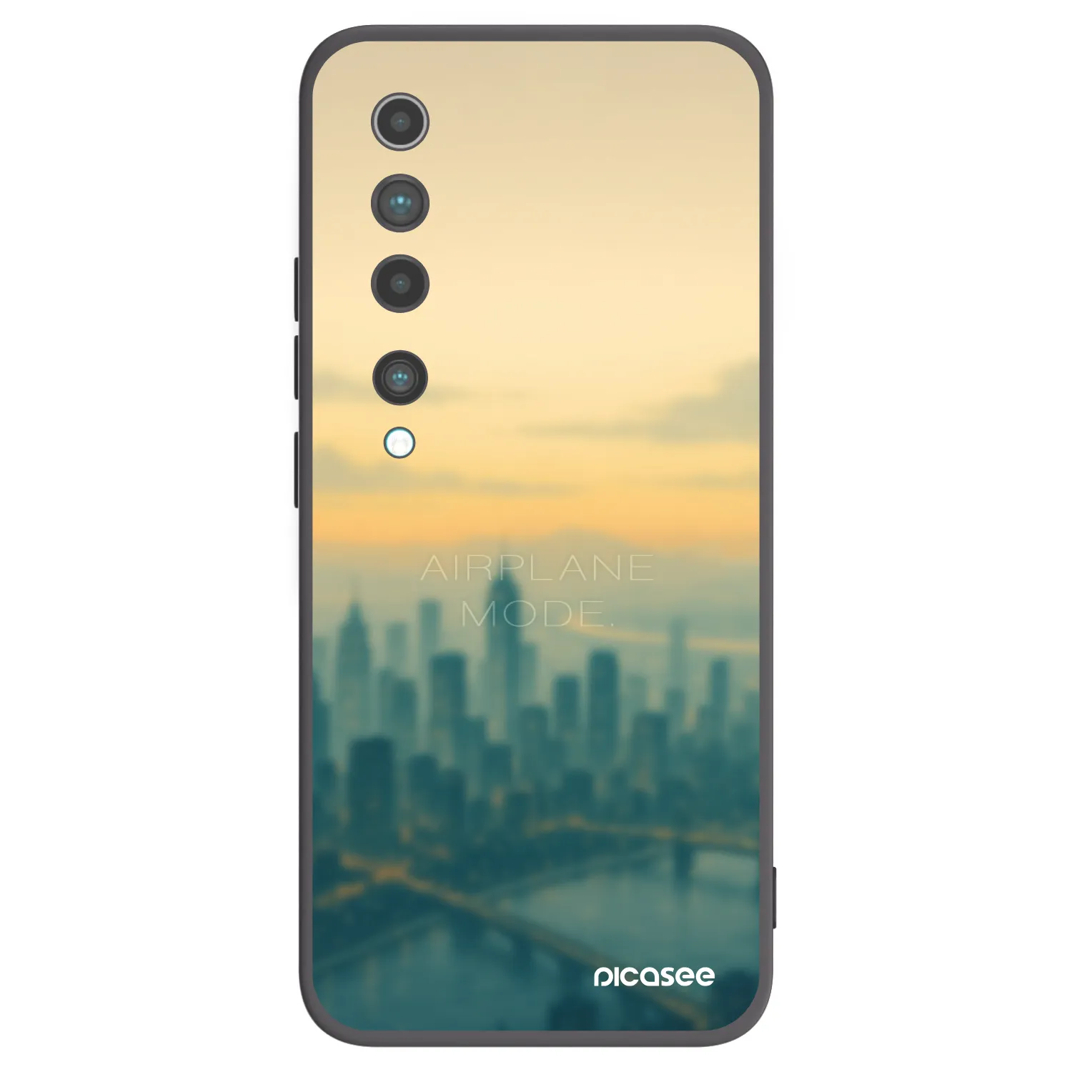 Picasee fekete szilikon tok az alábbi mobiltelefonokra Xiaomi Mi 10 - Airplane mode