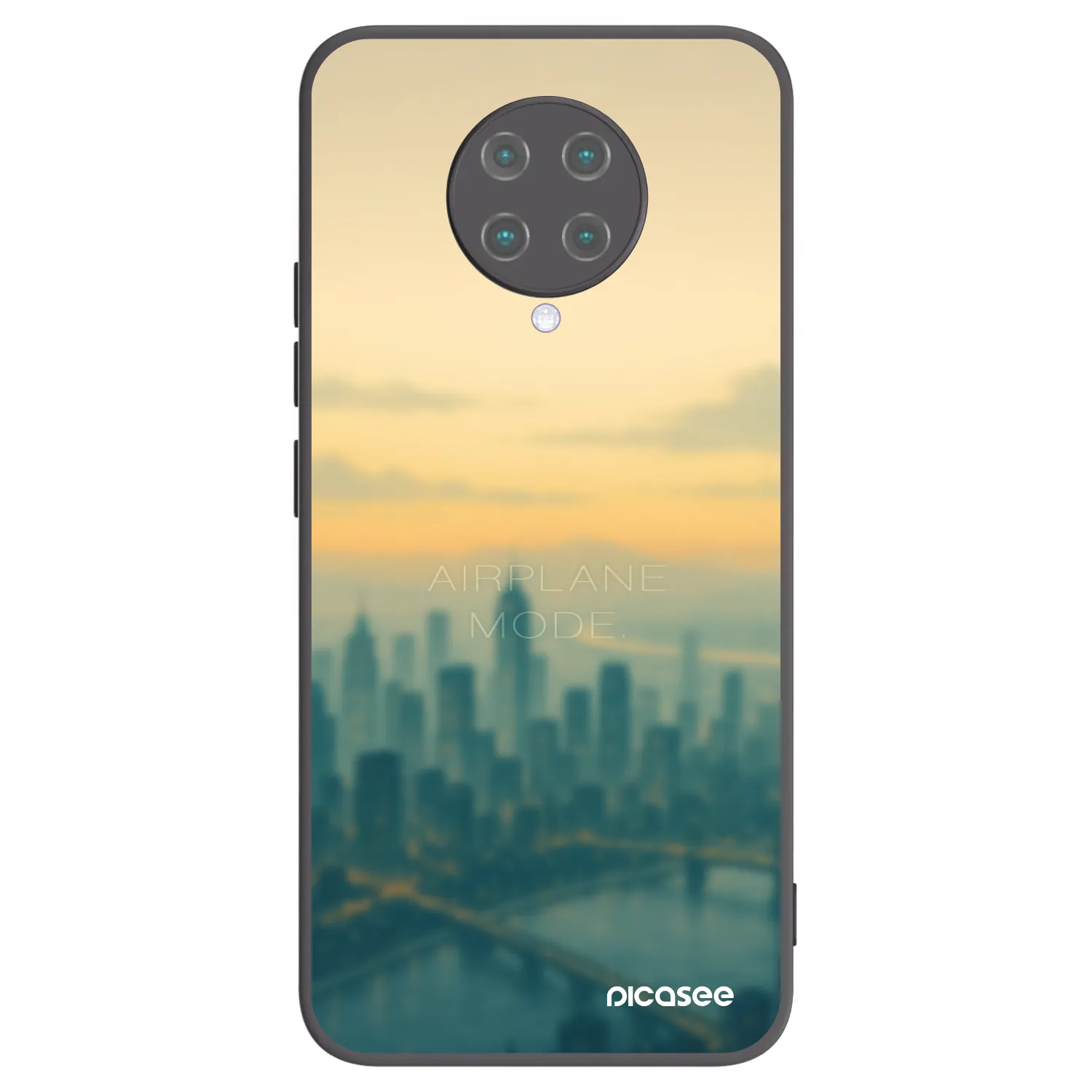 Picasee fekete szilikon tok az alábbi mobiltelefonokra Xiaomi Poco F2 Pro - Airplane mode