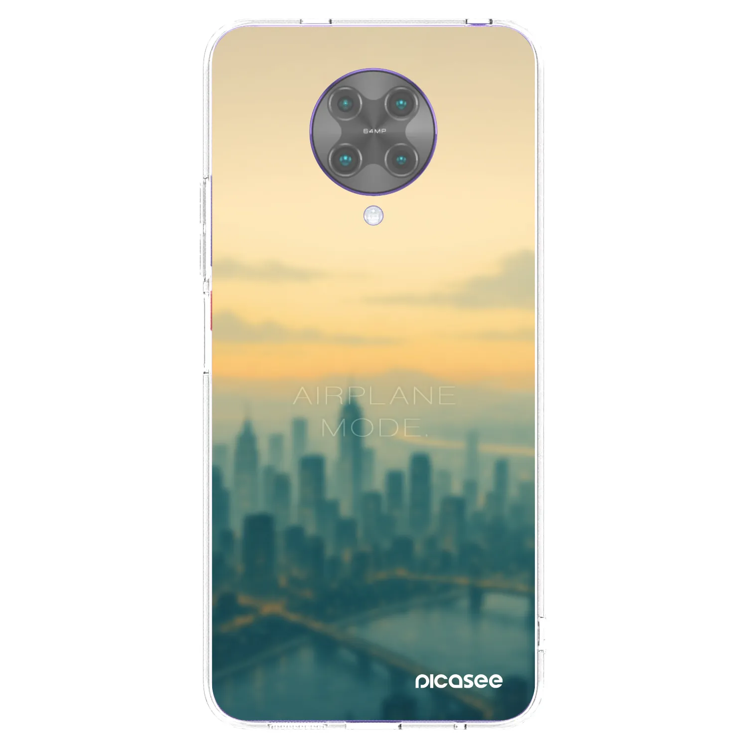 Picasee átlátszó szilikon tok az alábbi mobiltelefonokra Xiaomi Poco F2 Pro - Airplane mode