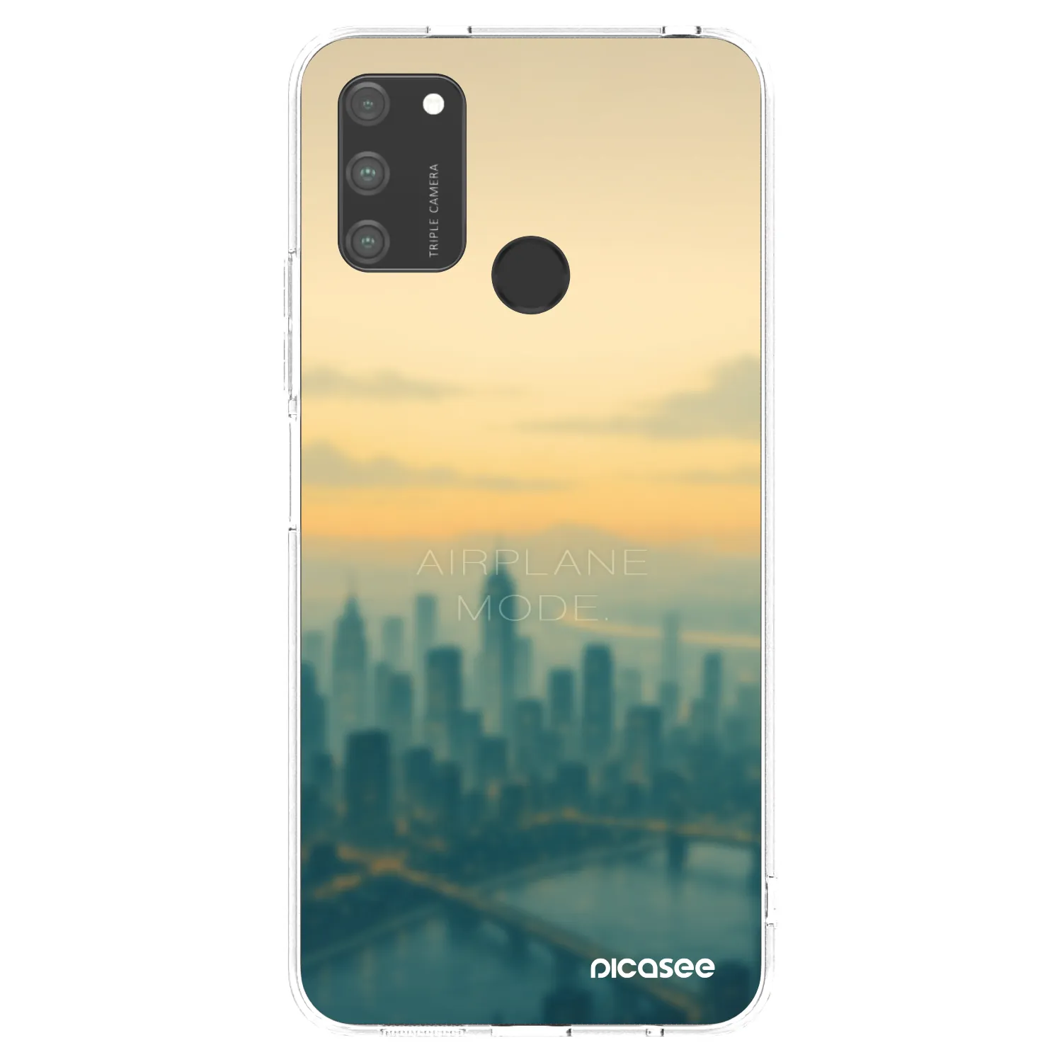 Picasee átlátszó szilikon tok az alábbi mobiltelefonokra Honor 9A - Airplane mode