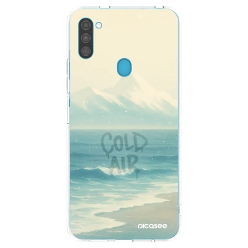 Picasee átlátszó szilikon tok az alábbi mobiltelefonokra Samsung Galaxy M11 - COLD AIR