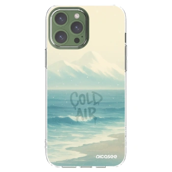 Picasee átlátszó szilikon tok az alábbi mobiltelefonokra Apple iPhone 13 Pro Max - COLD AIR