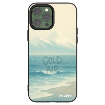 Picasee fekete szilikon tok az alábbi mobiltelefonokra Apple iPhone 13 Pro Max - COLD AIR