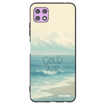 Picasee fekete szilikon tok az alábbi mobiltelefonokra Samsung Galaxy A22 A226B 5G - COLD AIR