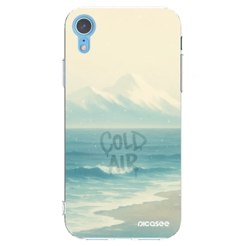 Picasee átlátszó szilikon tok az alábbi mobiltelefonokra Apple iPhone XR - COLD AIR