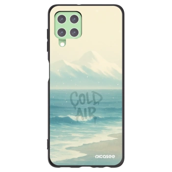 Picasee fekete szilikon tok az alábbi mobiltelefonokra Samsung Galaxy A22 A225F 4G - COLD AIR