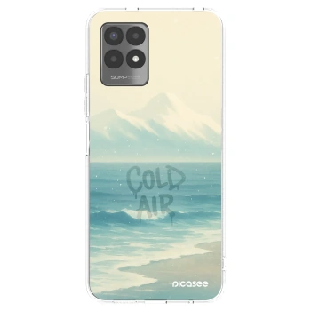 Picasee átlátszó szilikon tok az alábbi mobiltelefonokra Realme 8i - COLD AIR