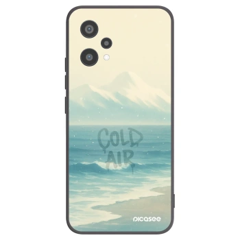 Picasee fekete szilikon tok az alábbi mobiltelefonokra Realme 9 Pro 5G - COLD AIR