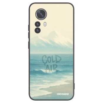 Picasee fekete szilikon tok az alábbi mobiltelefonokra Xiaomi 12 Pro - COLD AIR