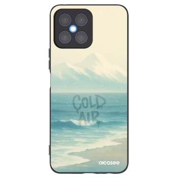 Picasee fekete szilikon tok az alábbi mobiltelefonokra Honor X8 4G - COLD AIR