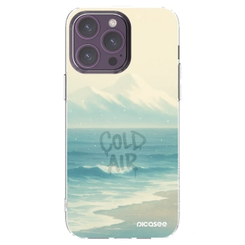 Picasee átlátszó szilikon tok az alábbi mobiltelefonokra Apple iPhone 14 Pro Max - COLD AIR
