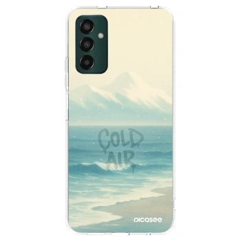 Picasee átlátszó szilikon tok az alábbi mobiltelefonokra Samsung Galaxy M13 M135F - COLD AIR