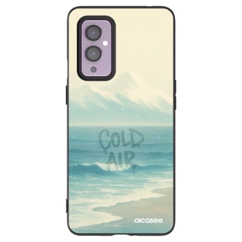 Picasee fekete szilikon tok az alábbi mobiltelefonokra OnePlus 9 - COLD AIR