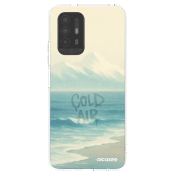 Picasee átlátszó szilikon tok az alábbi mobiltelefonokra OPPO A94 5G - COLD AIR