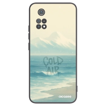 Picasee fekete szilikon tok az alábbi mobiltelefonokra Xiaomi Poco M4 Pro - COLD AIR
