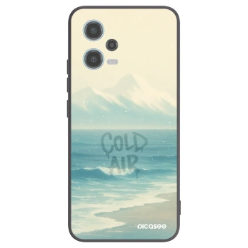 Picasee fekete szilikon tok az alábbi mobiltelefonokra Xiaomi Redmi Note 12 5G - COLD AIR