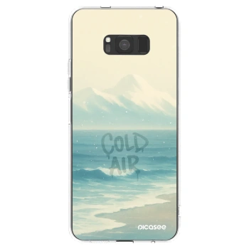 Picasee átlátszó szilikon tok az alábbi mobiltelefonokra Samsung Galaxy S8 G950F - COLD AIR