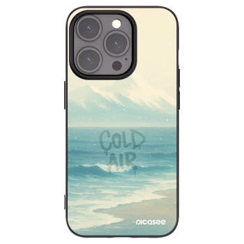 Picasee fekete szilikon tok az alábbi mobiltelefonokra Apple iPhone 15 Pro - COLD AIR