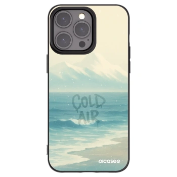 Picasee fekete szilikon tok az alábbi mobiltelefonokra Apple iPhone 15 Pro Max - COLD AIR