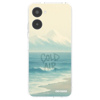 Picasee átlátszó szilikon tok az alábbi mobiltelefonokra Realme 10 4G - COLD AIR